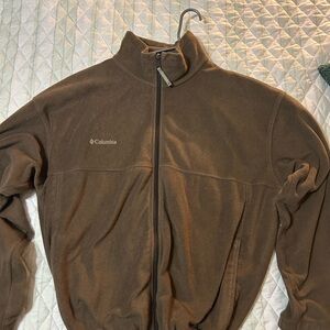 Columbia Dark Brown Fleece Outerwear